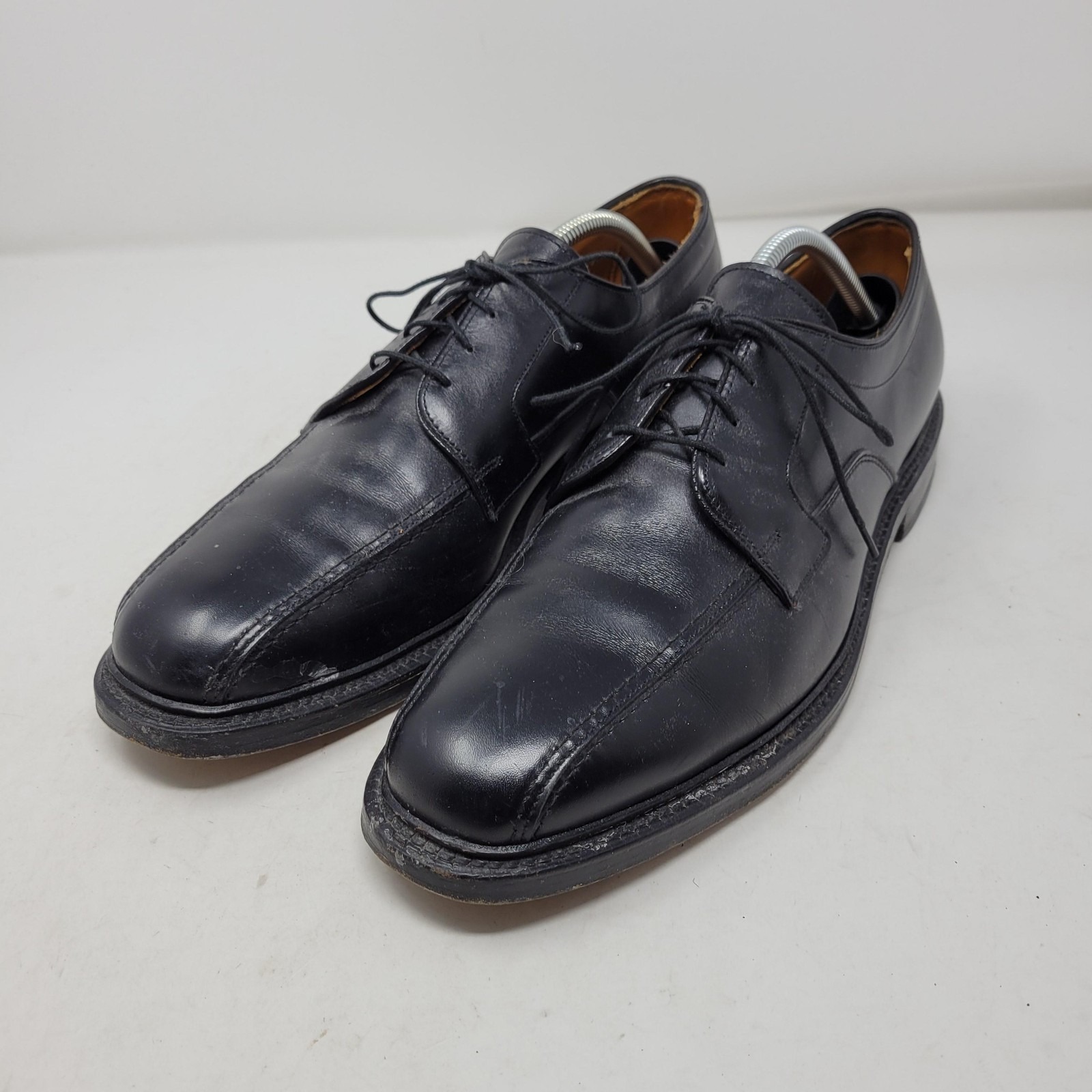 Allen Edmonds Hillcrest Shoes Mens Size 11 B Black Leather Oxford Dress Made Usa